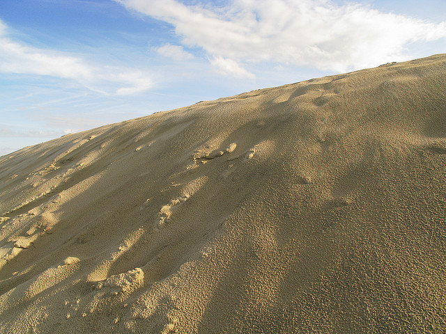 クルシュー砂州（ロシア側）