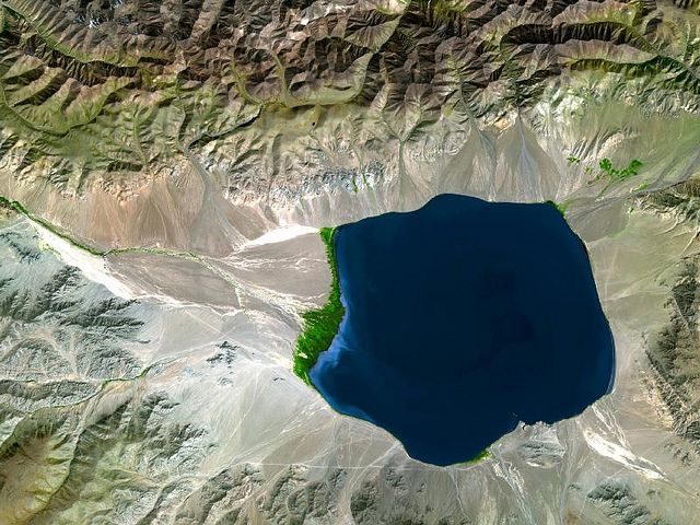 ウヴス・ヌール盆地（モンゴル側）